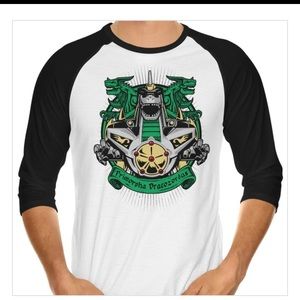 NWOT DRACOZORDUS - 3/4 SLEEVE RAGLAN T-SHIRT